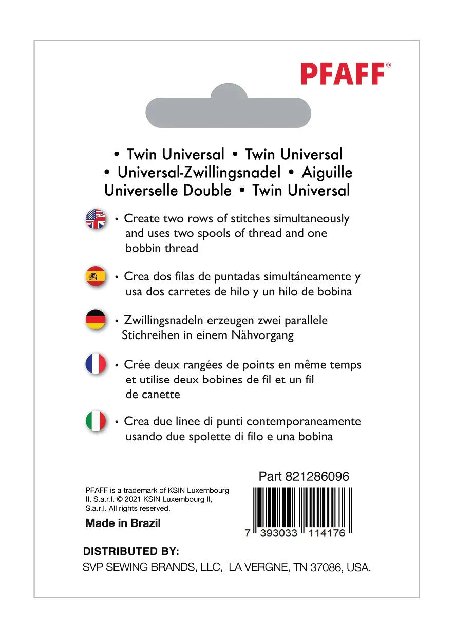 PFAFF İkili İğne (Twin Needle)  80/12 2mm